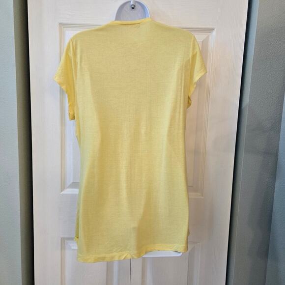 The Limited butter yellow Rosette detail top size XL Work Church Office Teacher - Picture 4 of 8